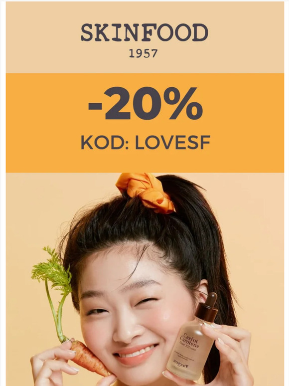 PYSZNY DLA SKÓRY SKINFOOD -20% !🔥 --> ZOBACZ 🤩