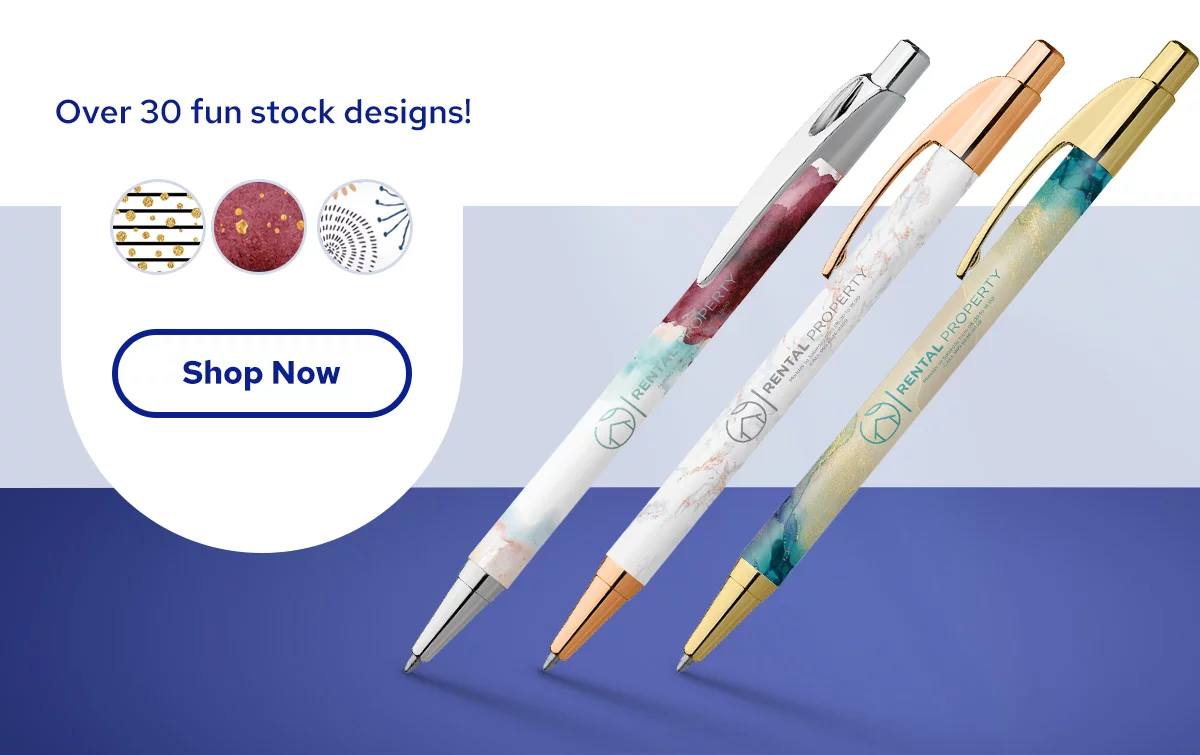 Over 30 stock designs