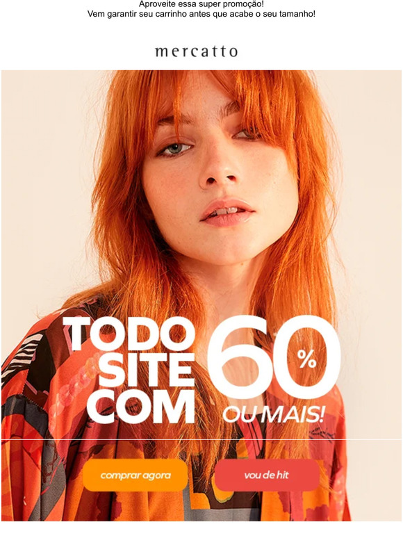 Todo o site com 60% ou mais!