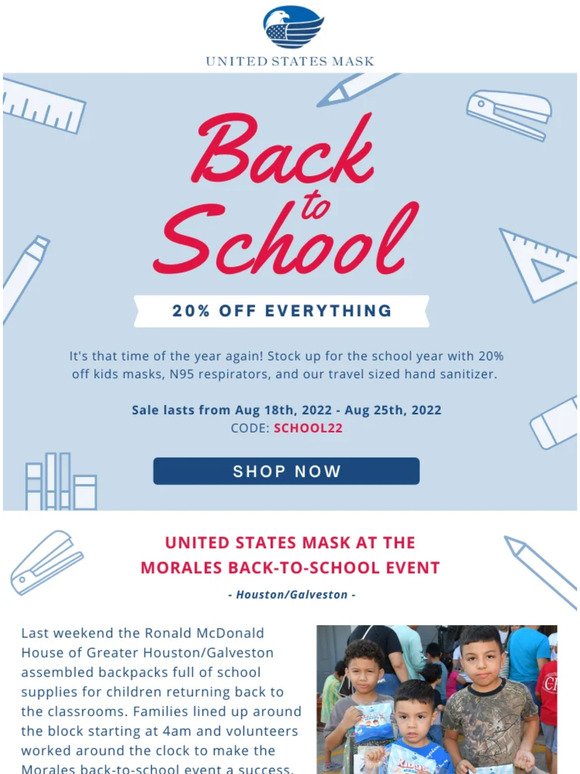 Back to School Sale | 20% OFF Everything →