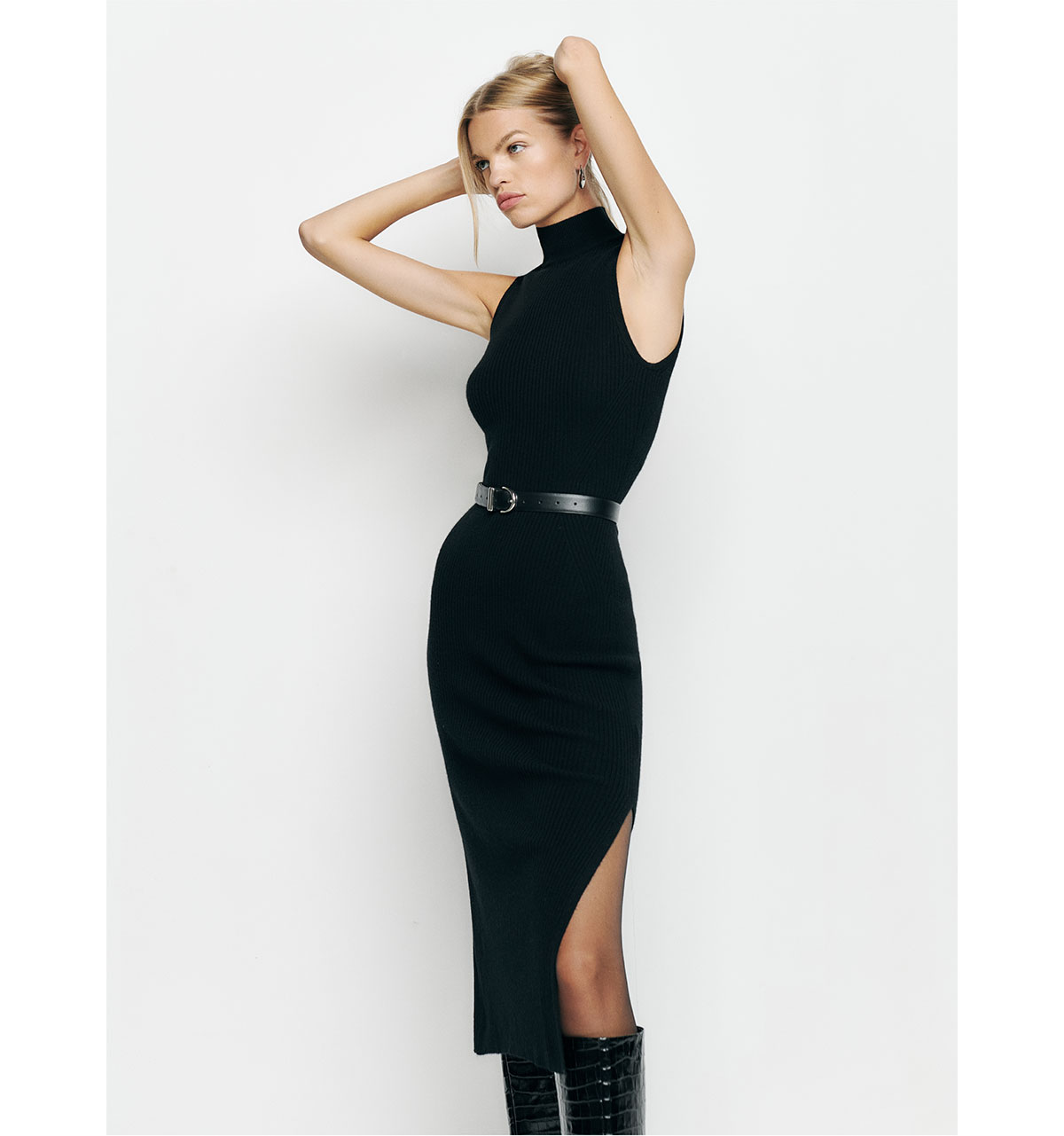Ida Cashmere Sleeveless Sweater Dress