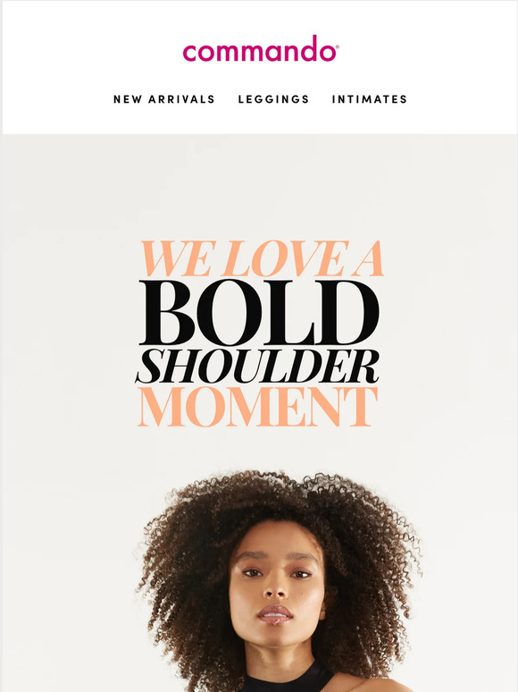 Commando Underwear Bold Shoulder Moment Milled