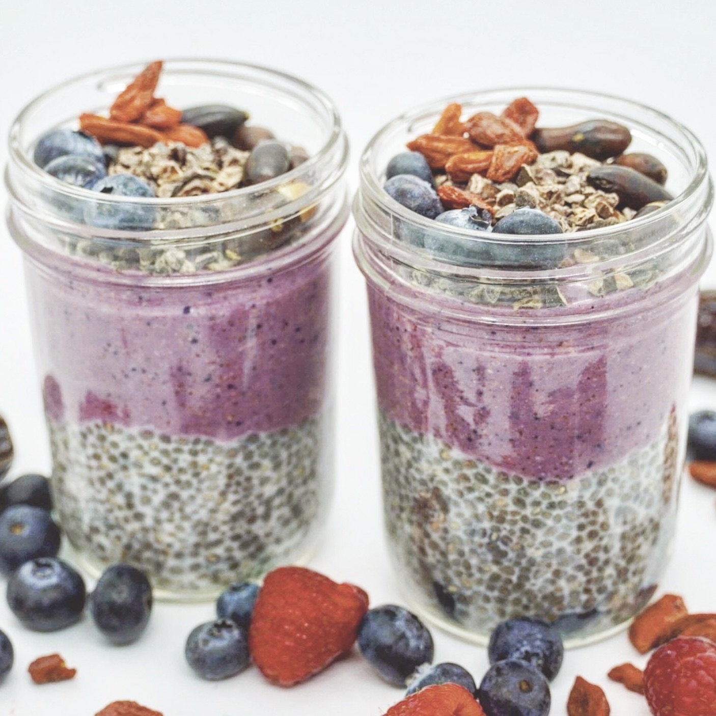 Dragon Fruit Chia Parfait