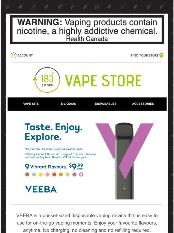 veeba vape flavours 180 Smoke: Try VEEBA – Buy 2, Get 1 🎉