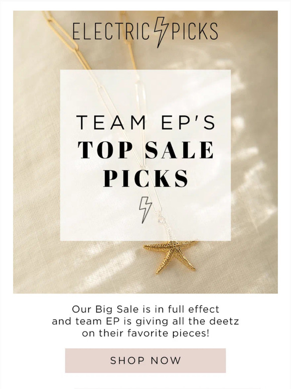 Electric Picks Jewelry The Top Picks Are In..... ⚡⚡⚡ Milled