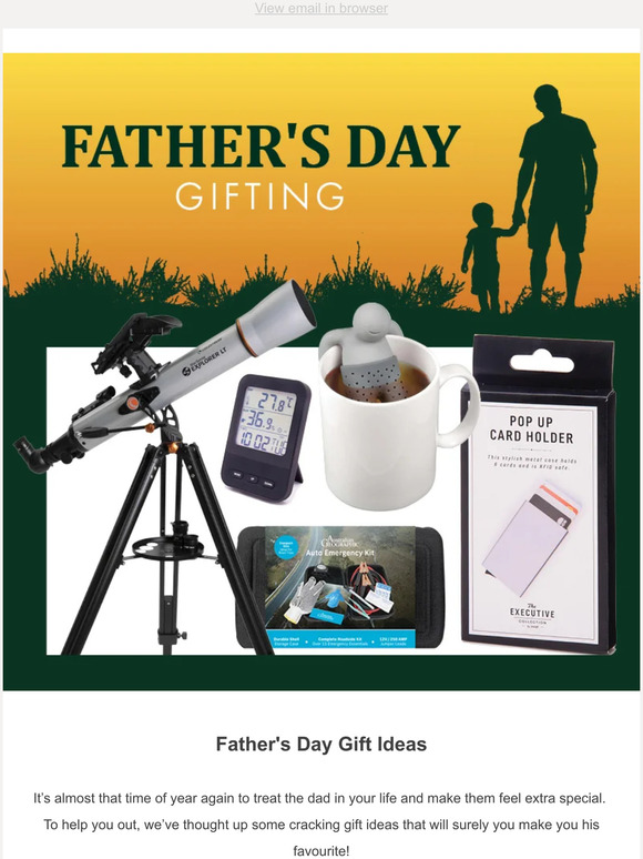 Australian Geographic Shop Father's Day gift ideas for the dad in your