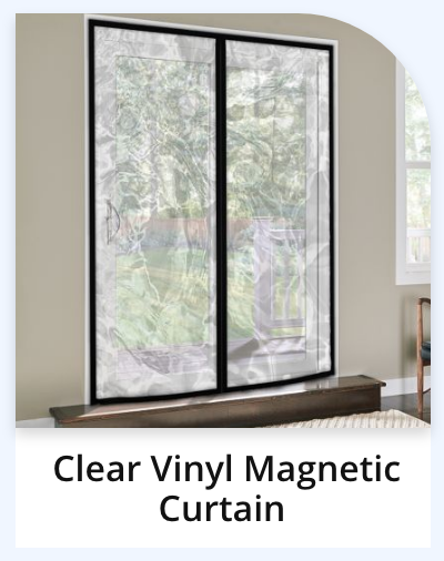 Clear Vinyl Magnetic Curtain