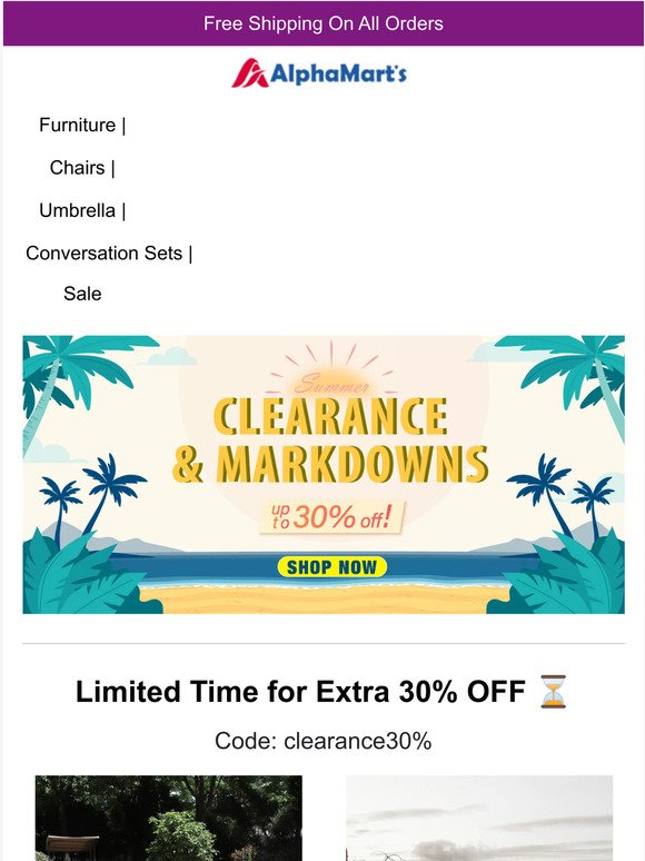 Clearance & Markdowns! Up to 30% OFF🥳