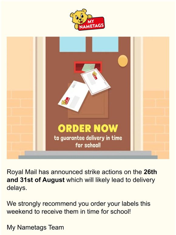 Royal Mail Strike Delays