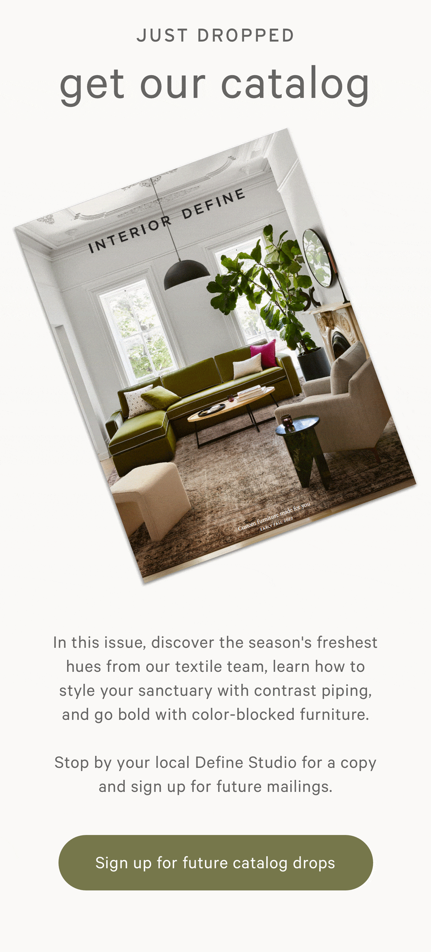 Interior Define New catalog just dropped Milled