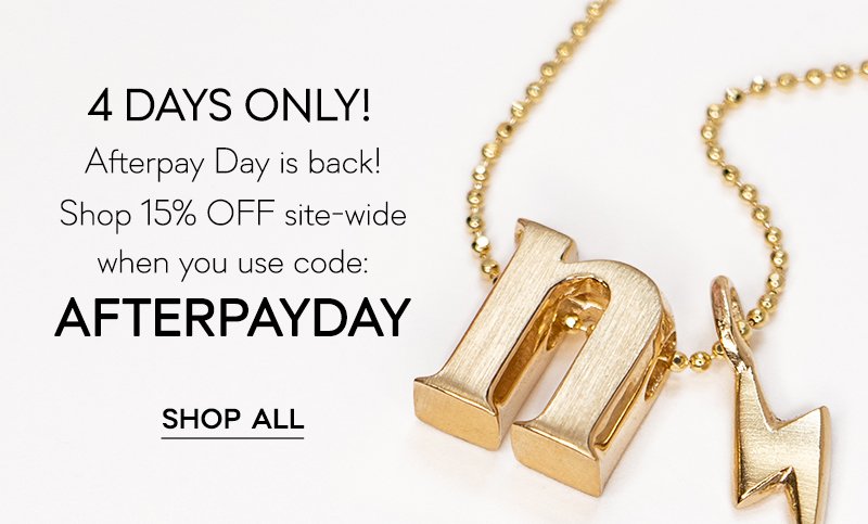 4 Days Only! 15% Off sitewide