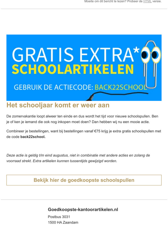 , profiteer van gratis schoolartikelen!