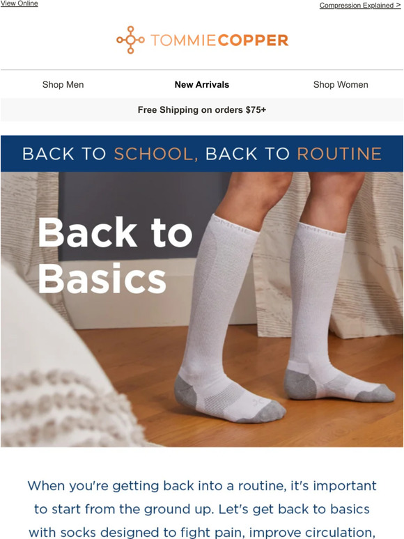 Tommie Copper The most comfortable compression socks. Ever. Milled