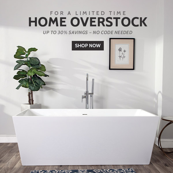 Vintage Tub Bath Overjoyed for Overstock Milled