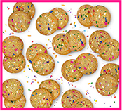 2 Dozen Birthday Sprinkles Gourmet Cookies