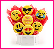 Sweet Emojis Cookie Bouquet