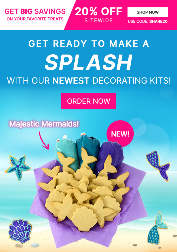 GET READY TO MAKE A SPLASH WITH OUR NEWEST DECORATING KITS!