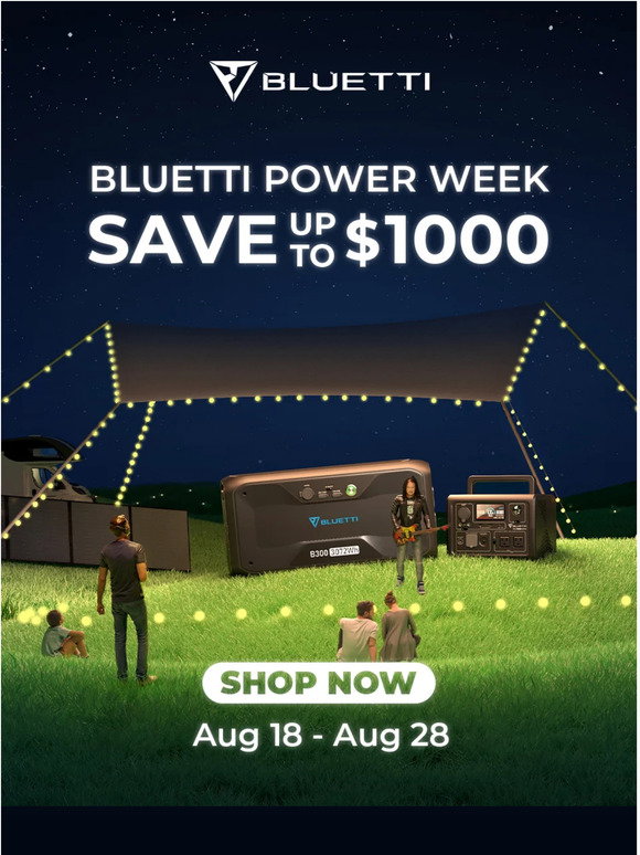Bluetti: BLUETTI Power Week Is Here ⚡ | Milled
