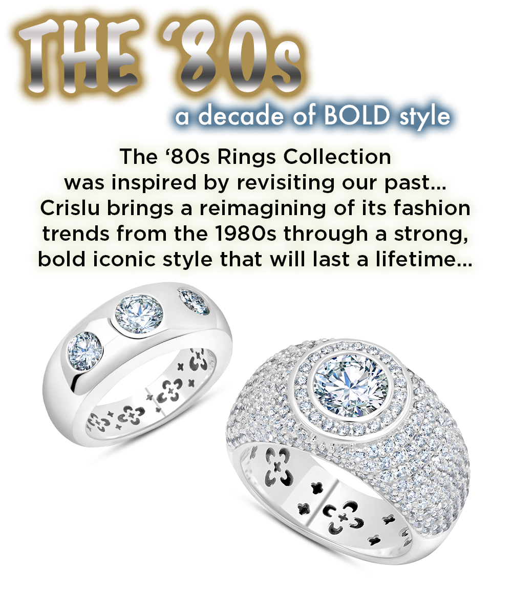 Crislu: ⚡The '80s Rings⚡ | Milled