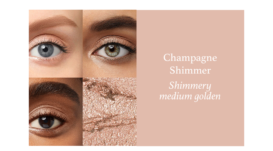 Champagne Shimmer - Shimmery medium golden