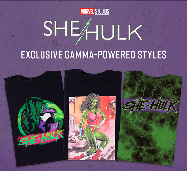 She-Hulk | Exclusive Gamma-Powered Styles | Shop Now