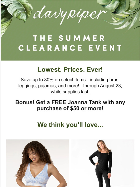 Get up to 80% off, while supplies last!