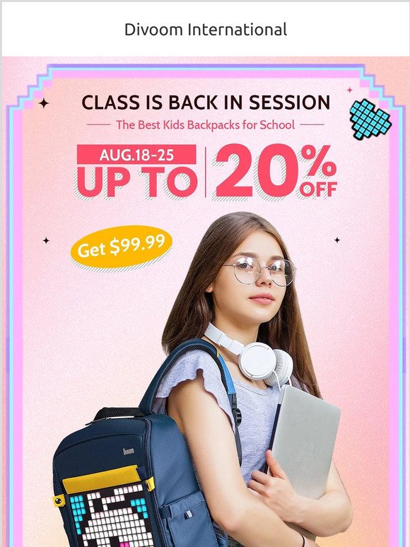Big Back-to-School Savings | Up to 20% Off