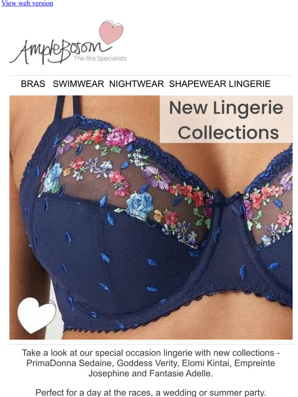 Ample Bosom: Shop Our Bra Collection With Discounts On Everyday Styles &  Special Occasion Lingerie