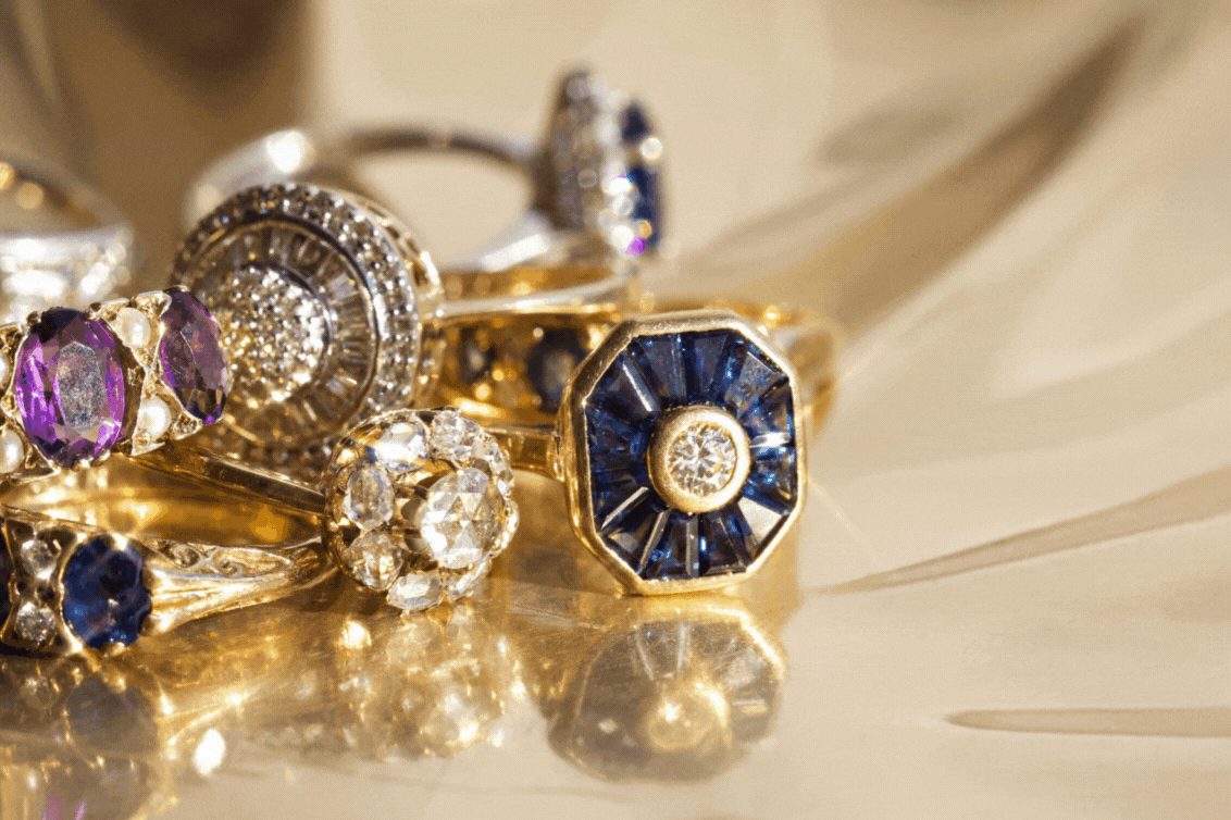 Carrie Elizabeth exclusive VINTAGE RINGS