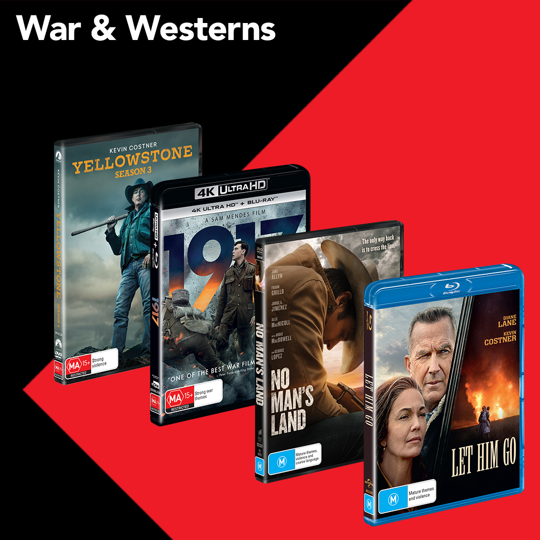 KICKS 4K & TV Box Sets 💽 War & Westerns 🎬 Milled