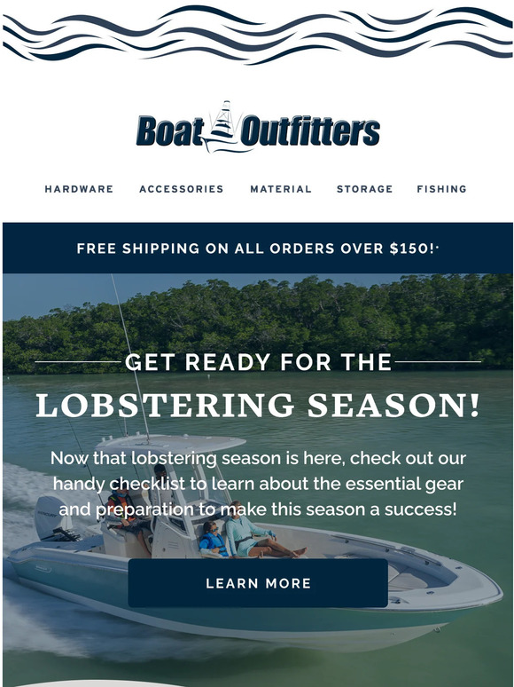 Boat Outfitters Your guide for Lobstering Milled