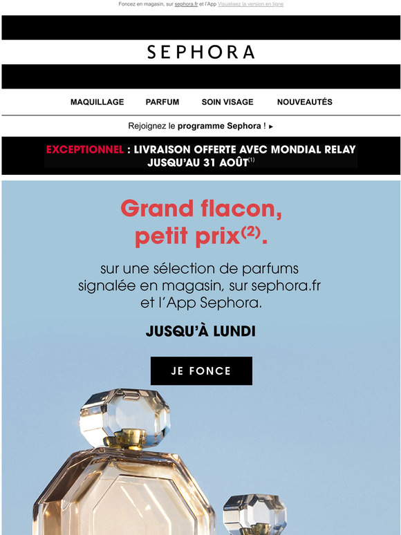 J-4 Grand flacon, petit prix ⏰