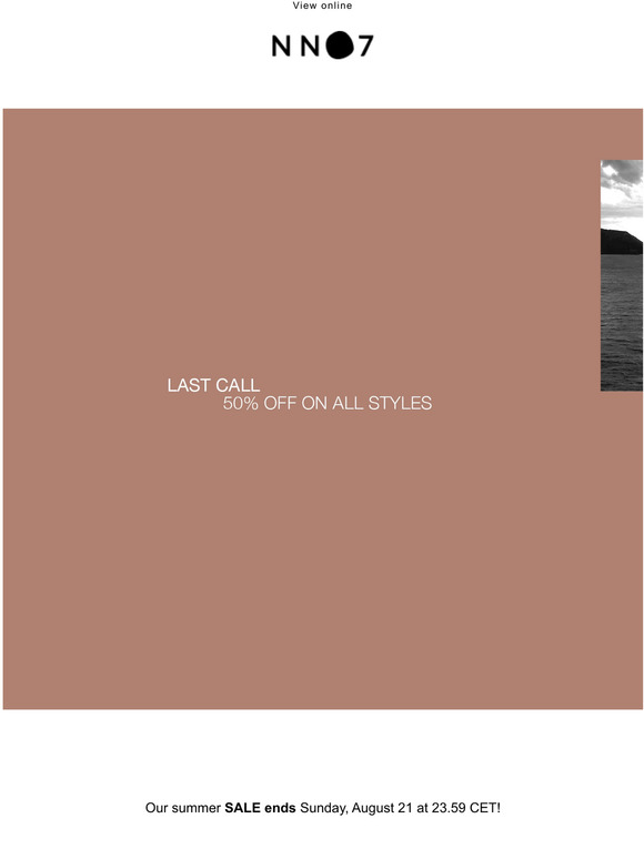 LAST CALL | 50% OFF ON ALL STYLES