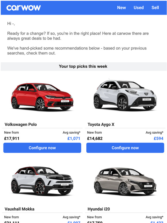 Got your sights set on a new car?