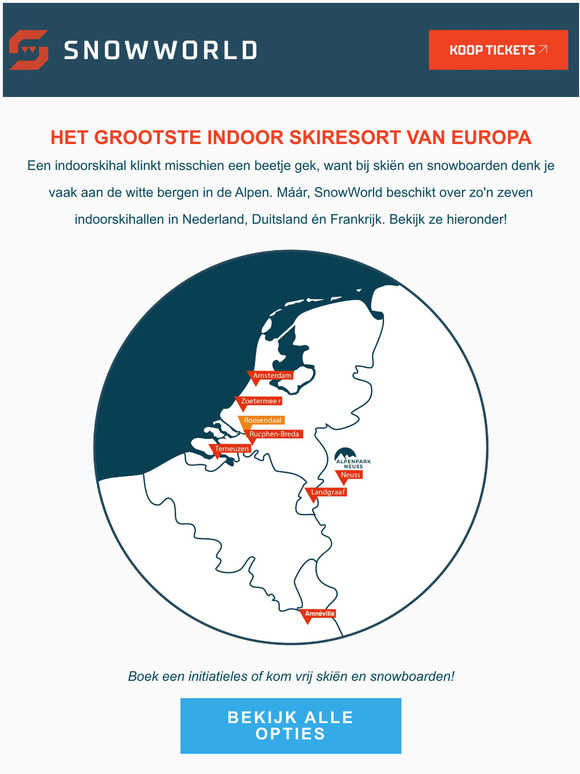 Bezoek het grootste indoor skiresort van Europa! 🏔️