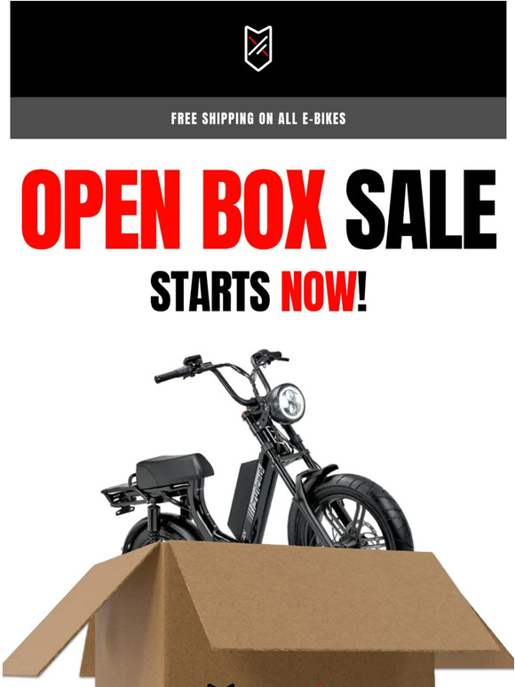 Juiced Bikes 📦 Open Box Sale is ON! Milled