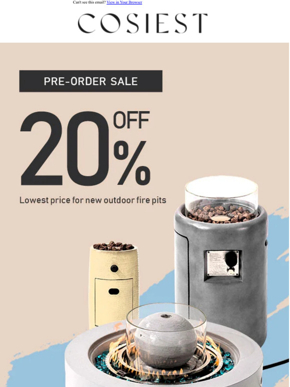 Pre-order and save 20% NOW