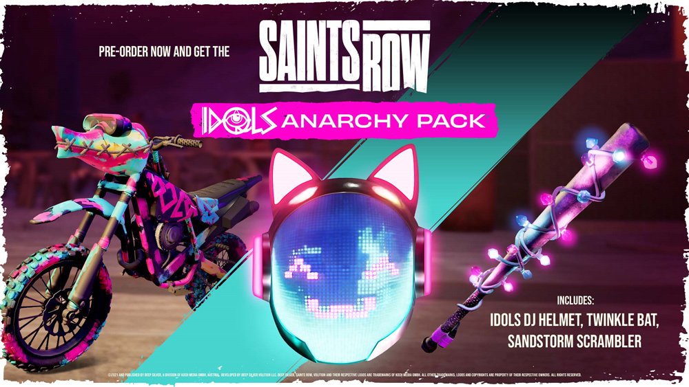 Pre-order Saints Row and get the Idols Anarchy Pack