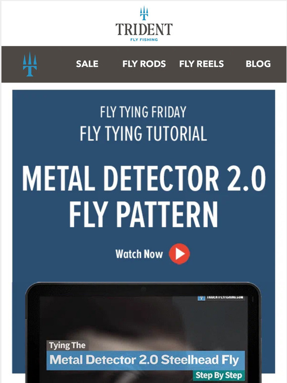 Trident Fly Fishing How to tie a Metal Detector 2.0 Steelhead Fly