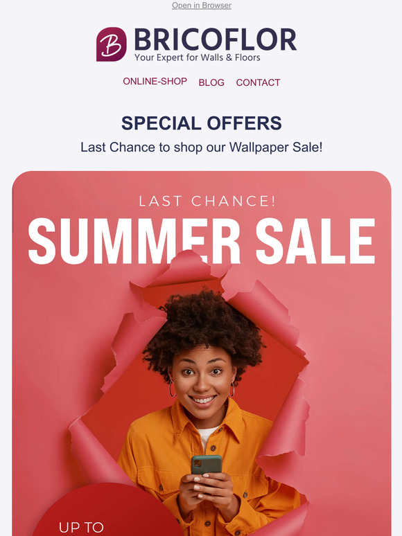 Last Chance to shop our end of Summer Sale!