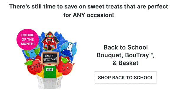 Back to School Bouquet, Boutray, And Basket