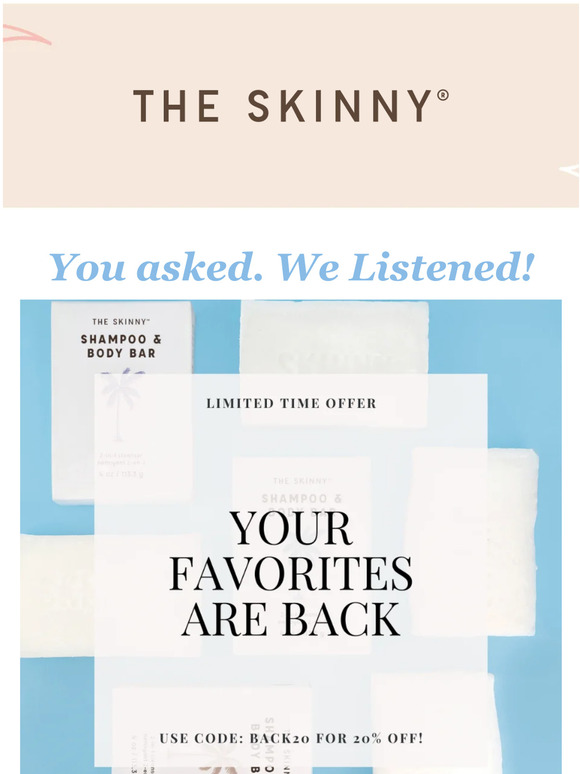 Your favorites are back for a limited time! 🎉