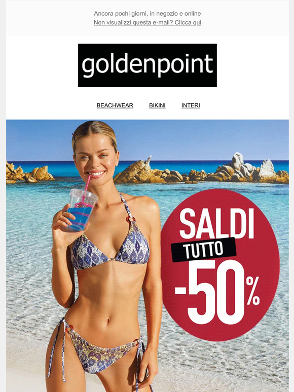 LAST CALL: saldi TUTTO al -50% 🤩