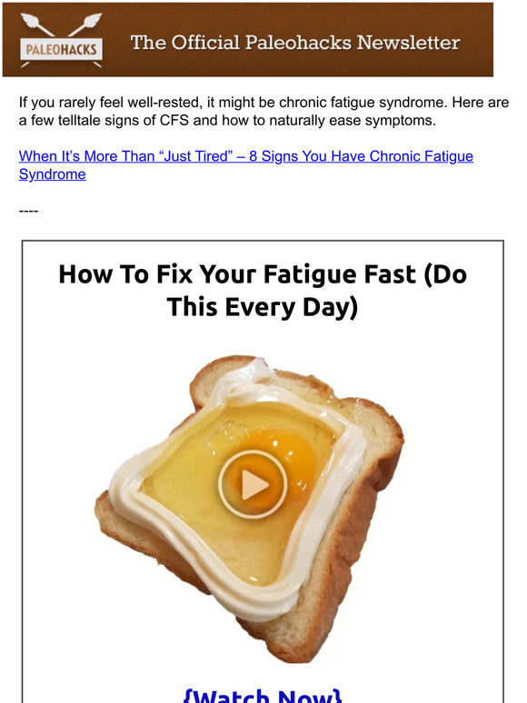 Paleorecipeteam When Its More Than Just Tired The Signs Of Chronic Fatigue Syndrome Milled