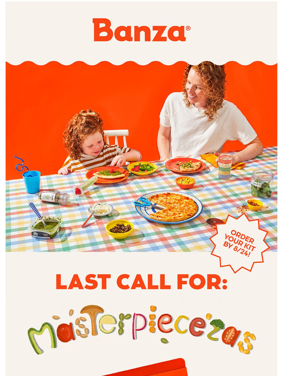 Last call for your Masterpiece'zas Kit 🍕🎨