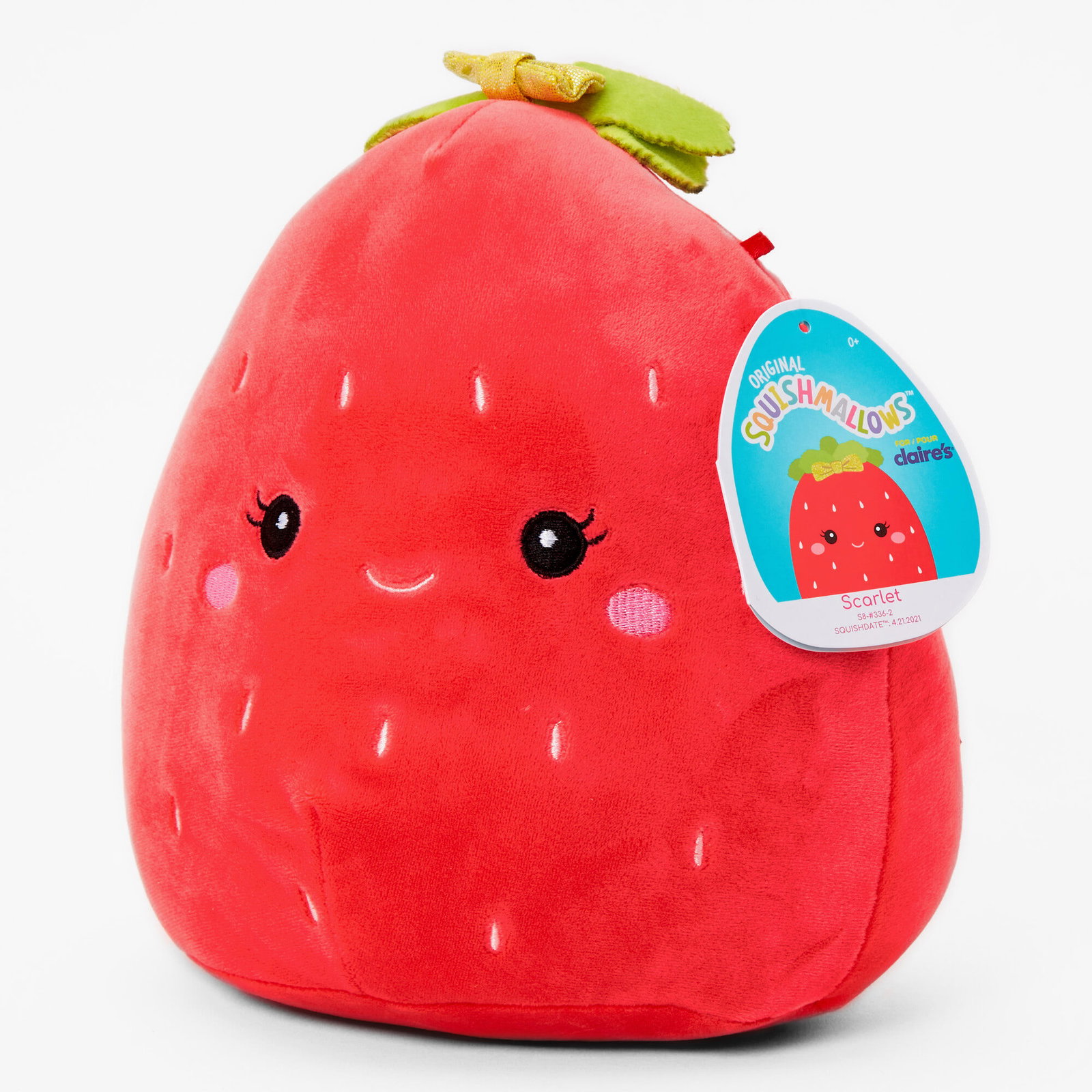 Squishmallows™ Claire's Exclusive 8 Inch Scarlet The Strawberry Soft Toy