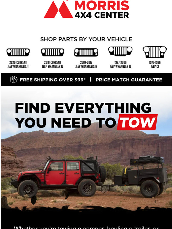 Morris 4x4 Center Everything You Need to Tow & Haul Milled