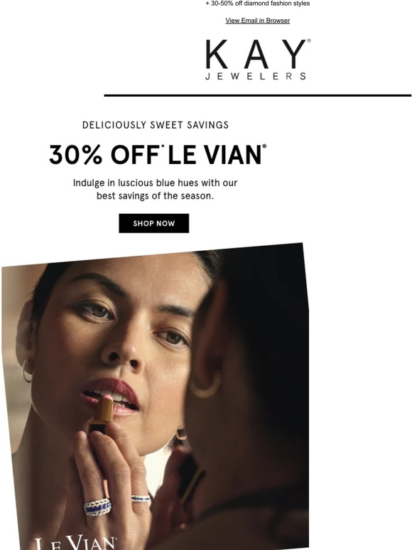 Kay Jewelers Savings with YOU in mind Milled
