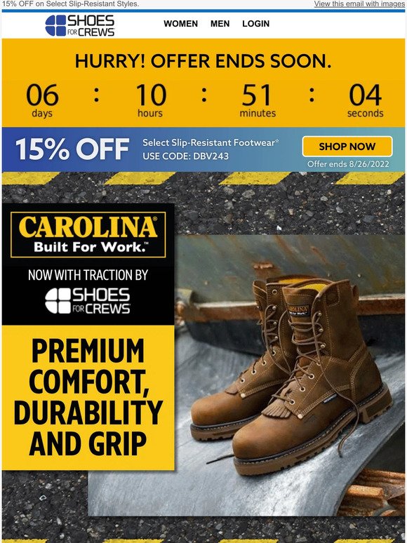 Meet The New Carolina Work Boots With Slip Resistance By SFC