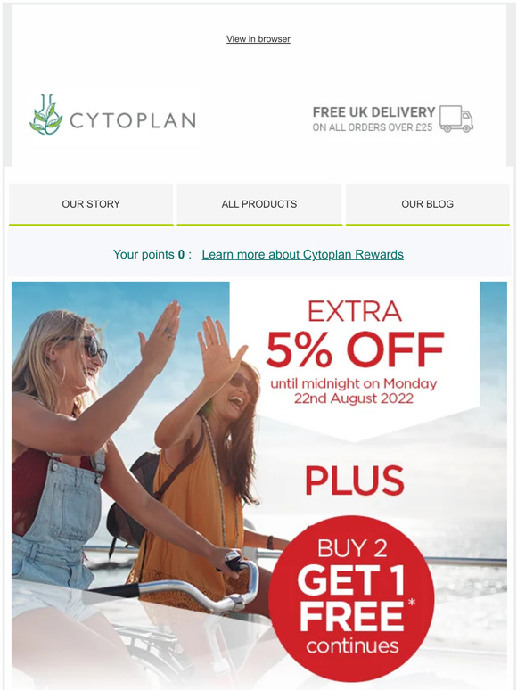 Extra 5% off!